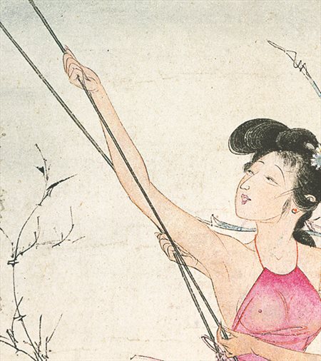 塘沽-胡也佛的仕女画和最知名的金瓶梅秘戏图